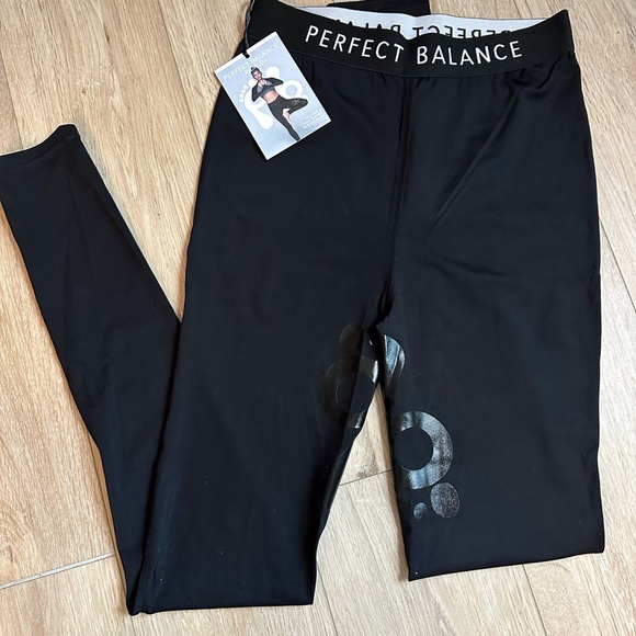 Pants - Perfect Balance World  Black Leggings- Yoga - Pilates - Barre -Workout Leggings